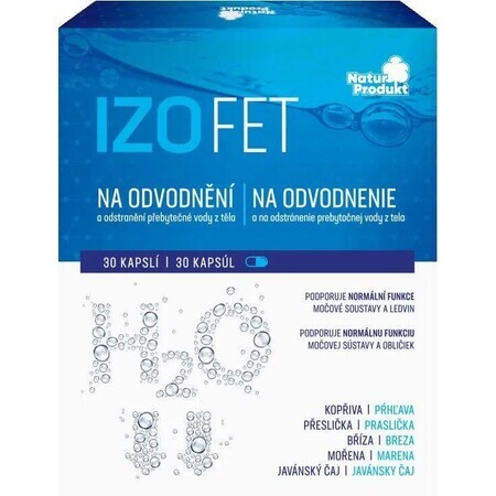 NaturProdukt Isofet for drainage 30 capsules