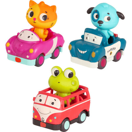 B-Toys Voitures avec lumières et sons 3 pcs