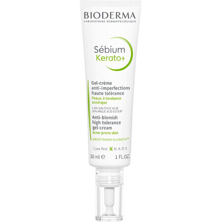 Bioderma Sébium Kerato+ gel-crème acné haute tolérance 30 ml