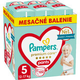 Pannolini Pampers Premium Care, taglia 5, 12kg-17kg 102 pz.