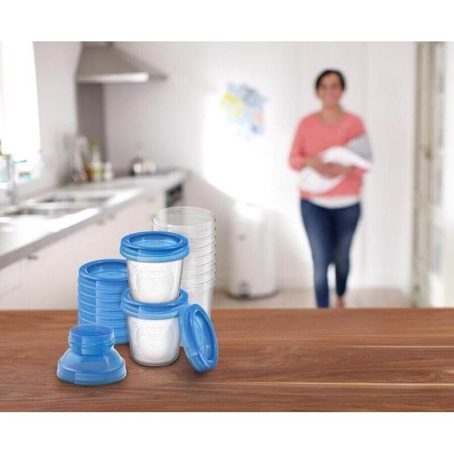 Philips Avent VIA Bandejas con adaptador 10 x 180 ml