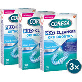 Corega Pro Cleanser Orthodontics 3 x 30 tablets