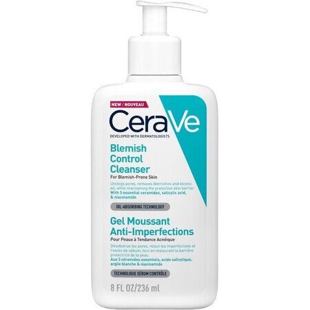 CeraVe Gel nettoyant anti-imperfections 236 ml