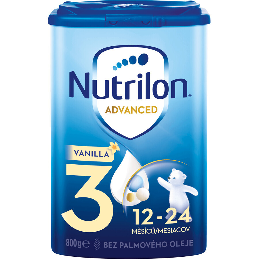 Nutrilon 3 Advanced Vanilla infant formula 800 g