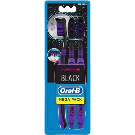 Brosse à dents Oral-B Sensitive Black 3 pcs