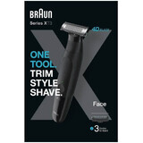 Tondeuse à barbe Braun X Series XT3100 pour l'épilation du visage