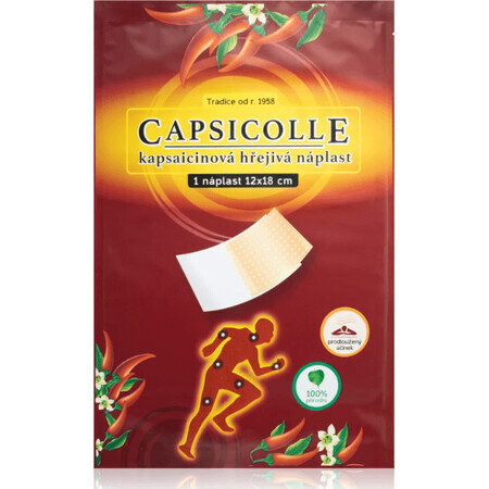 Capsicolle Plasture de încălzire cu capsaicină 12 x 18 cm