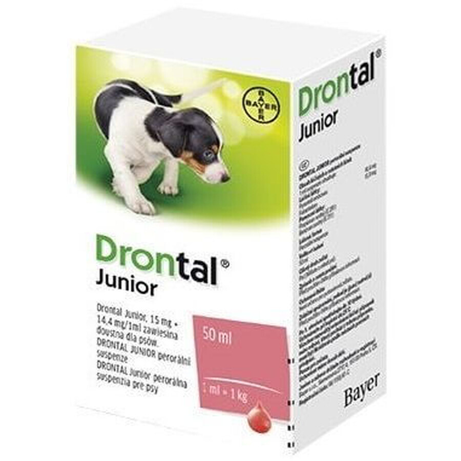 Drontal Junior Oral suspension for dogs 50 ml