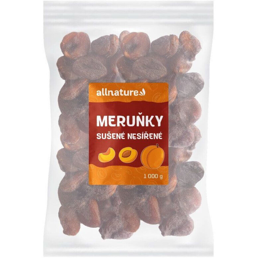 Allnature Getrocknete ungeschwefelte Aprikosen 1000 g