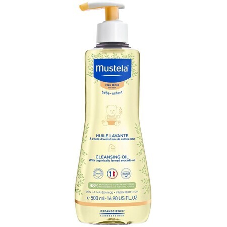 Mustela Huile de bain pour peaux sèches 500 ml