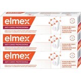 Elmex Anti-Caries Protection Professional Toothpaste 3 x 75 ml