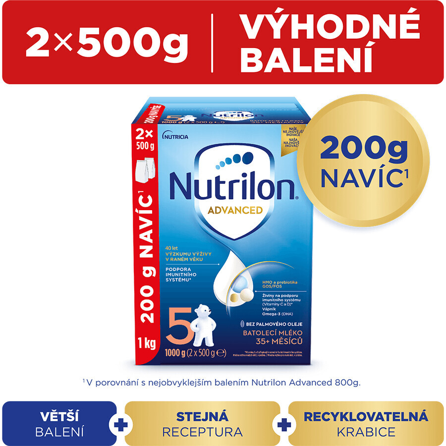 Nutrilon 5 lapte praf pentru sugari pulbere 1000 g