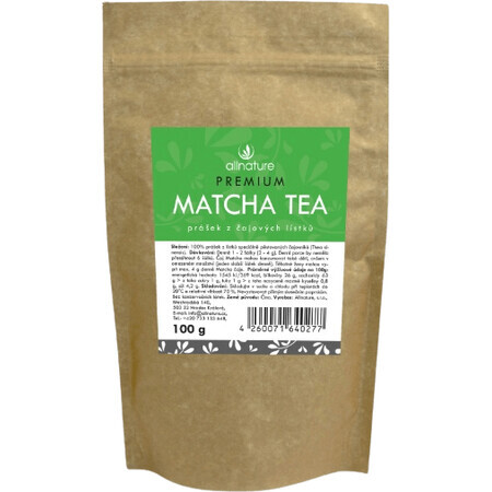 Allnature Matcha Tee Premium - Teeblattpulver 100 g