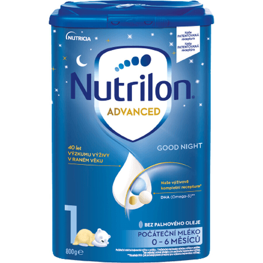 Nutrilon 1 Advanced Good Sleep formulă de lapte praf pentru o noapte bună 800 g