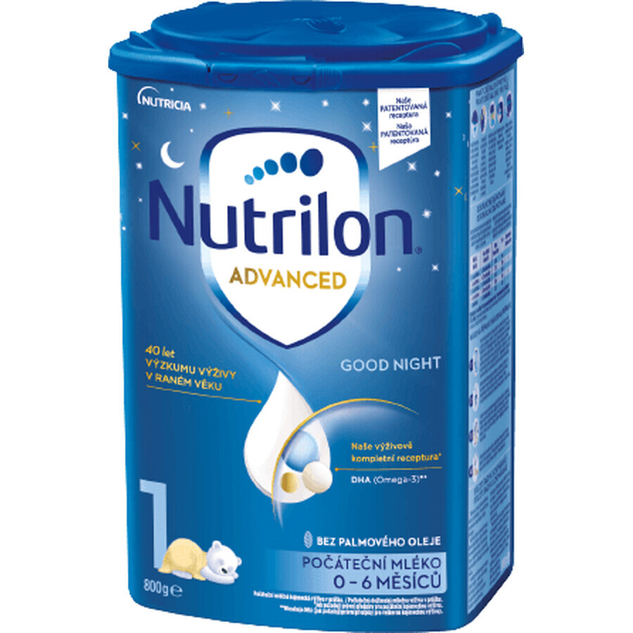 Nutrilon 1 Advanced Good Sleep formulă de lapte praf pentru o noapte bună 800 g