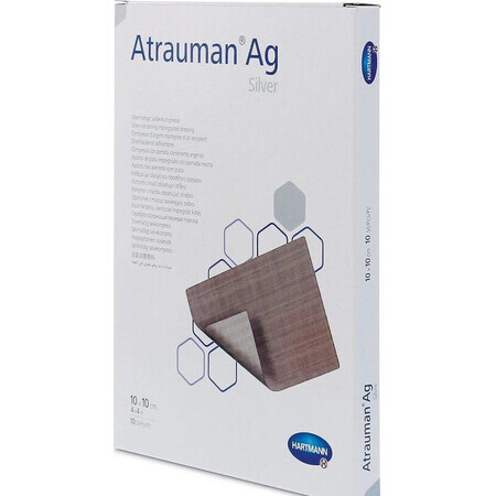 Hartmann Atrauman AG sterile 10 x 10 cm 10 pcs