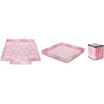 Tapis de jeu MoMi ZAWI 16 pièces en mousse rose