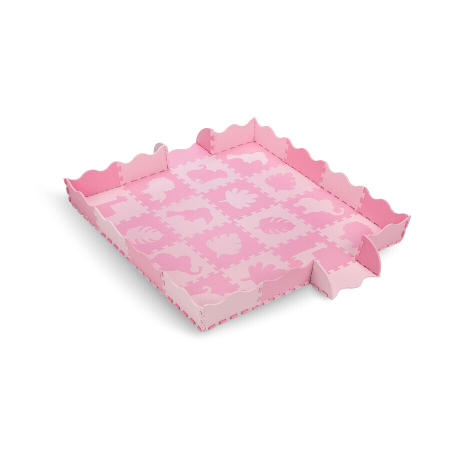 Tapis de jeu MoMi ZAWI 16 pièces en mousse rose