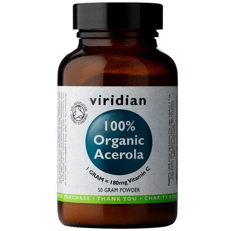 Viridian Organic Acerola 50 g