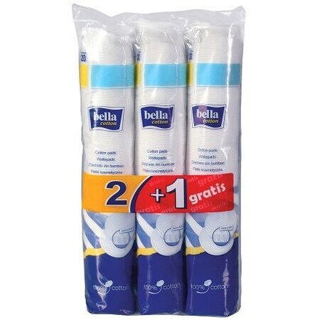 Tampons exfoliants Bella 3 x 80 pièces