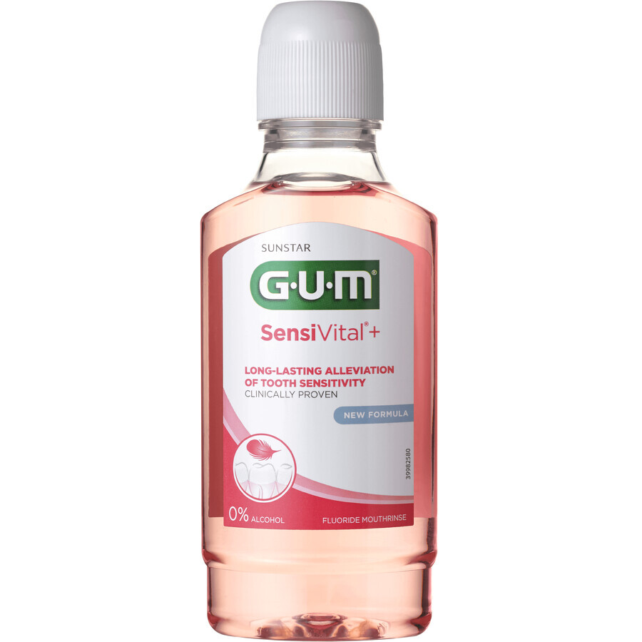 Gum SensiVital+ Rince-bouche SensiVital+ pour dents sensibles avec CPC 0,07% 300 ml