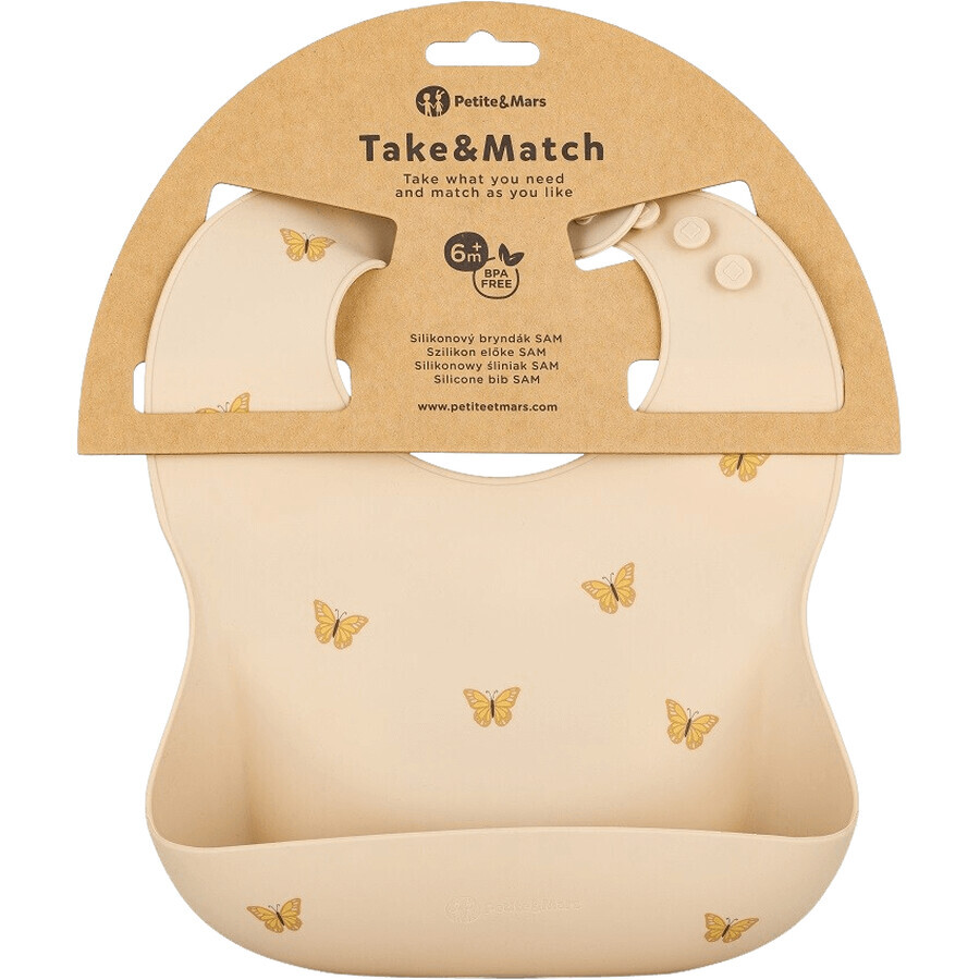 Petite&Mars Take&Match Sand Butterflies 6m+ Silicone Baby Bath