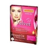 Strisce depilatorie per il viso con olio di mandorle Velvet, 12 pezzi, Karaver