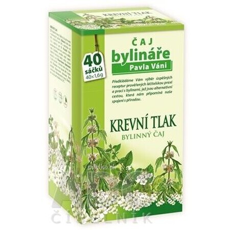 Apotheke VANYA Amestec pe bază de plante pentru tensiunea arterială 40 x 1,6 g