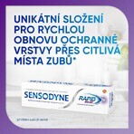 Sensodyne Dentifrice pour dents sensibles Rapid 3 x 75 ml