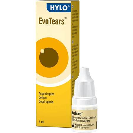 Hylo Eye Care EvoTears collyre 3 ml