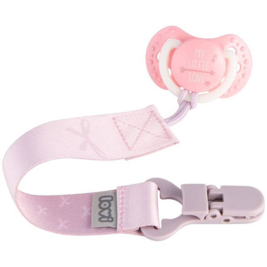 LOVI Ruban de sucette de douche pour bébé avec clip, fille