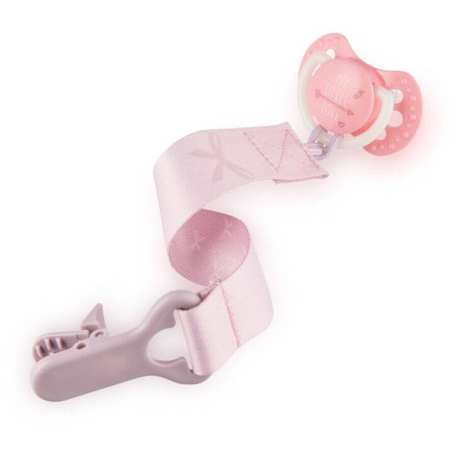 LOVI Ruban de sucette de douche pour bébé avec clip, fille