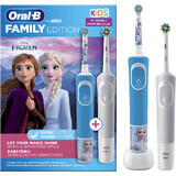 Oral-B Family - Vitality Pro Protect X D103 alb + D100 înghețat