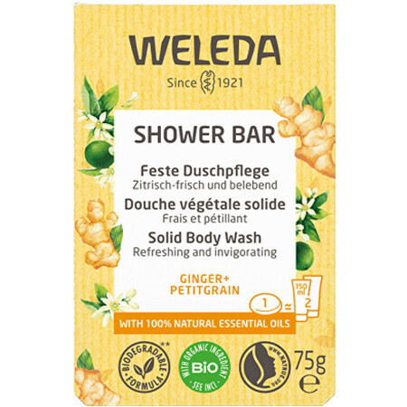 Weleda Savon de douche rafraîchissant aux agrumes 75 g