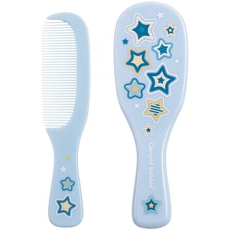 Canpol kids Natural soft comb brush NEWBORN BA BY NEWBORN BA BY blue 2 pcs