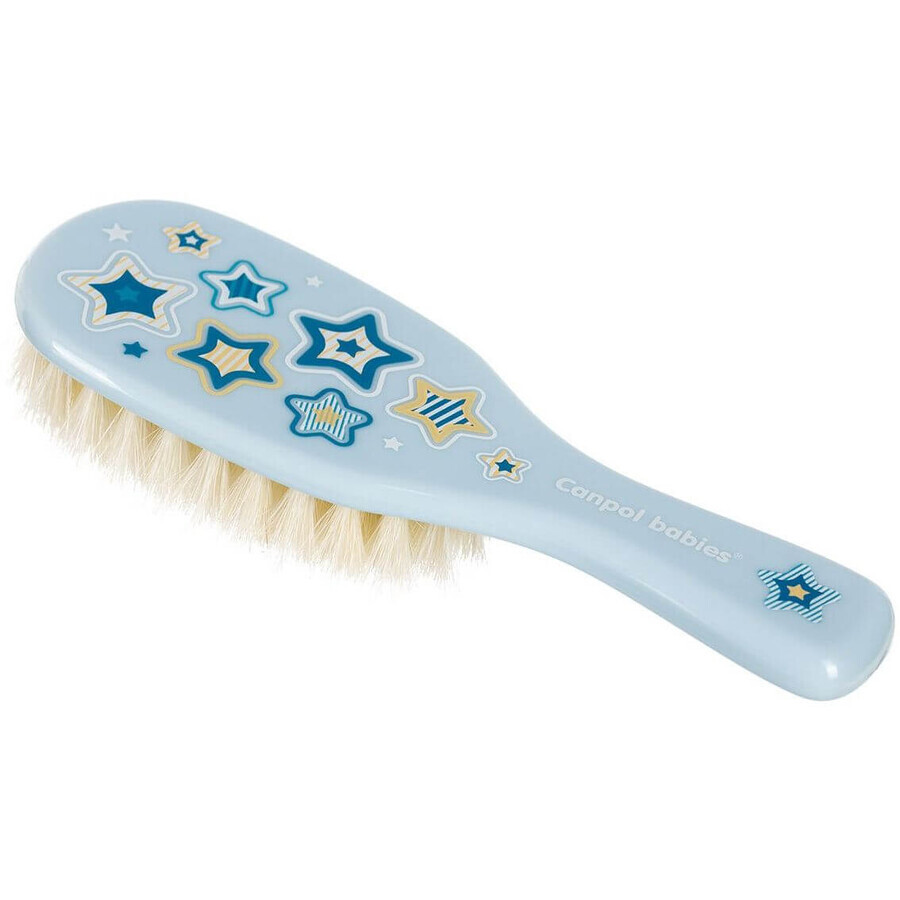 Canpol kids Natural soft comb brush NEWBORN BA BY NEWBORN BA BY blue 2 pcs