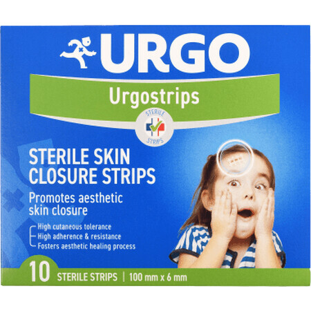 Urgo Strips Fixation des joints de réparation 100x6mm 10 pcs