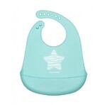 Baby Canpol Baby bib Silicone bib with pocket Pastels Blue