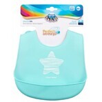 Baby Canpol Baby bib Silicone bib with pocket Pastels Blue