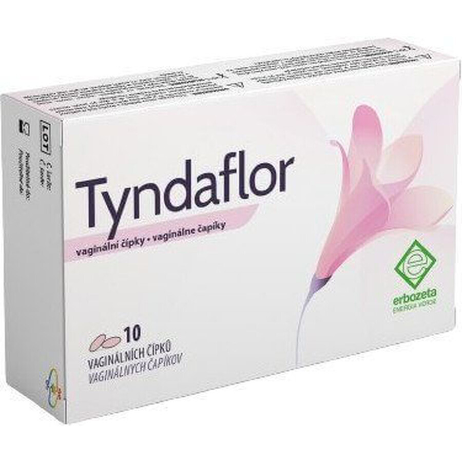 Tyndaflor suppositoires vaginaux 10 x 2 g