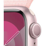 Apple Watch Series 9 GPS boîtier en aluminium de 41 mm avec bracelet sport, rose