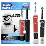 Oral-B Familie - Vitality Pro Protect X D103 schwarz + D100 Starwars