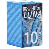 Wellion LUNA CHOL bandelettes réactives pour LUNA 10 pcs