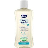 Chicco Baby Moments Gentle shampoo for hair and body 92% natural ingredients 200 ml