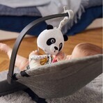 Canpol kids sensory kids hanging travel Panda Panda toy with BabiesBoo clip