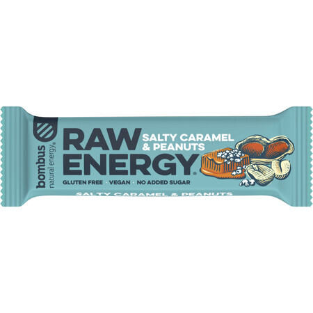 Bombus Raw Energy Caramel Caramel with salt and hazelnuts 50 g