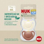 Nuk for NATURE sucette en latex 6-18m. BOX rouge 2 pcs