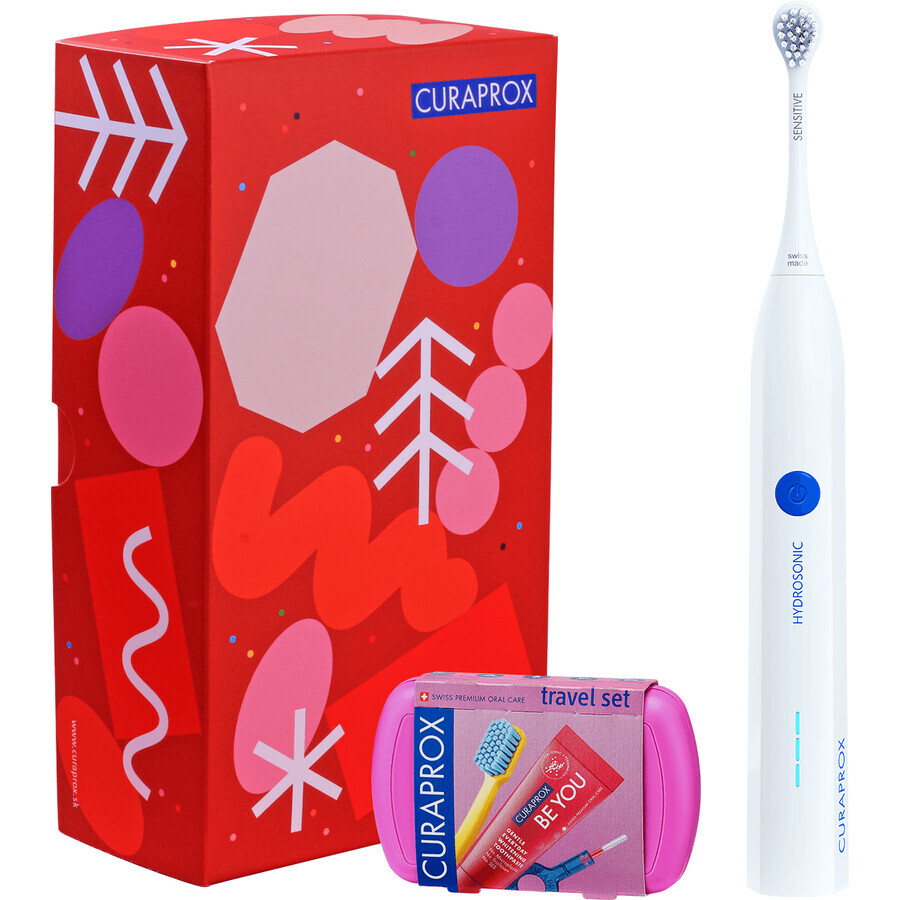 Cutie cadou Curaprox Hydrosonic EASY + set de călătorie