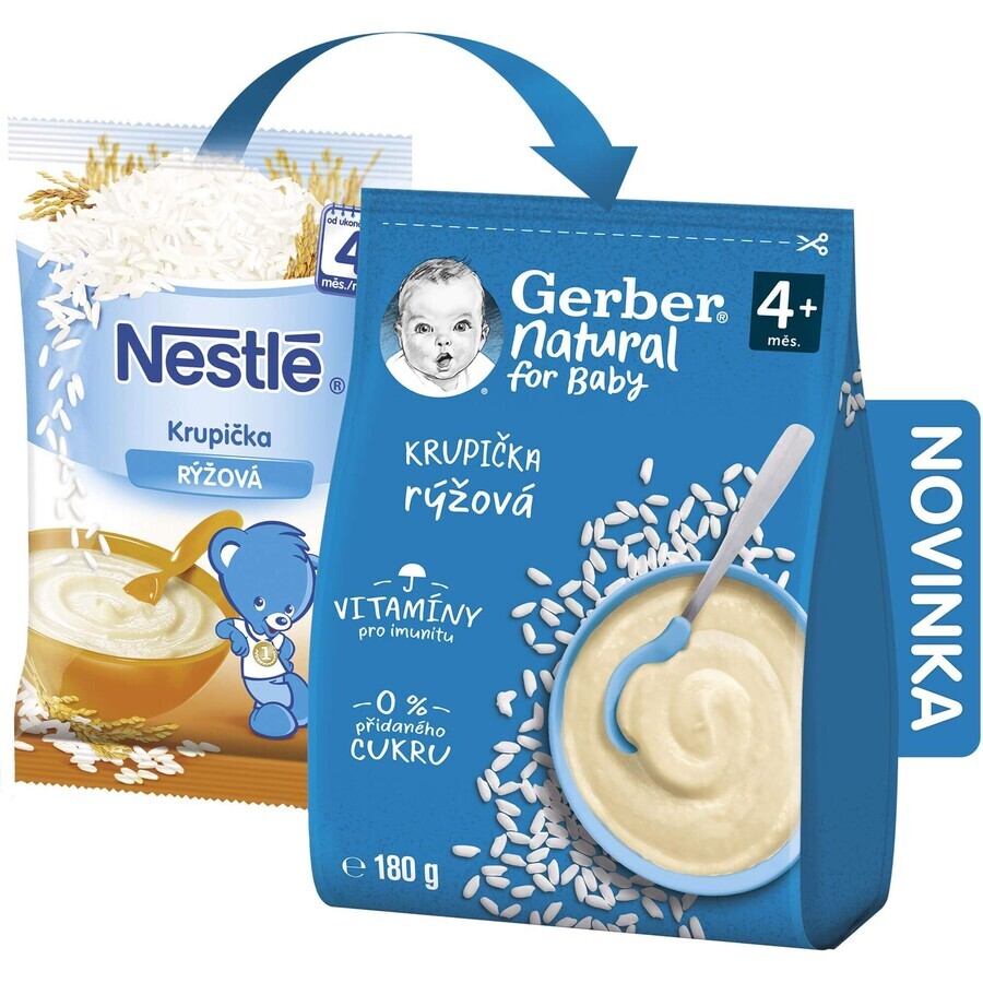 Gerber Natural Rice Grits 4m+ 180 g