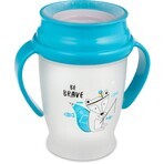 Tasse LOVI 360° Junior Été indien, bleu 250 ml